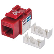 Jack Intellinet CAT 6 de impacto (keystone) rojo