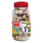 Goma mini softy Maped bote con 36 piezastipo migajón
