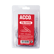 Clip jumbo ACCO capacidad hasta 35 hojas.