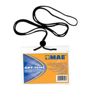 Gafete transparente horizontal marca maecaja con 50 piezas