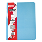 Cuaderno cosido Dietrix profesional cuadro 7 mm 100 hojas color azul claro