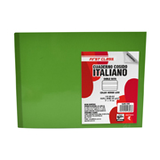 Cuaderno cosido Dietrix forma italiana doble raya 100 hojas color verde claro