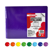 Cuaderno cosido Dietrix forma italiana cuadro 5 mm 100 hojas colores surtidos