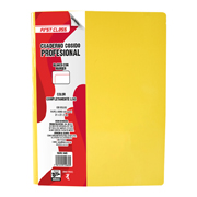 Cuaderno cosido Dietrix profesional blanco 100 hojas color amarillo