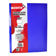 Cuaderno cosido Dietrix profesional blanco 100 hojas color azul marino