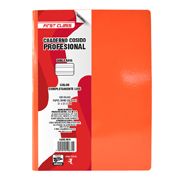 Cuaderno cosido Dietrix profesional doble raya 100 hojas color naranja